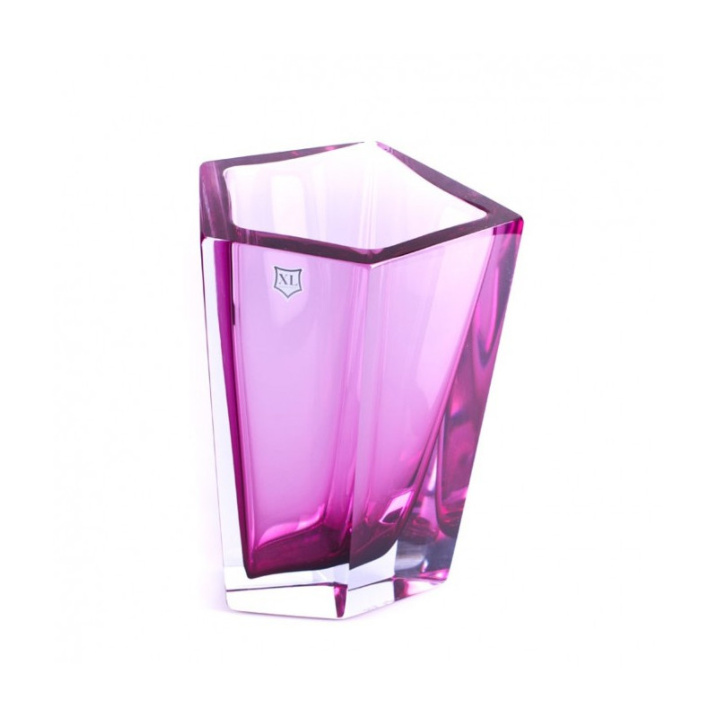 Vaso in vetro di Murano color rubino