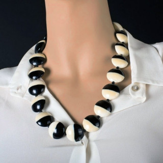 Murano nacklace with bicolor beads