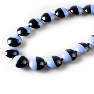 liliac Necklace with bicolor beads