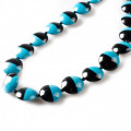 KRIZIA TURQUOISE glass beads necklace