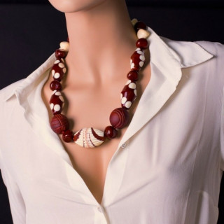 Brown Ethnical style necklace