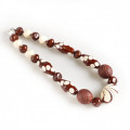 OLIVONE ethnic glass beads necklace