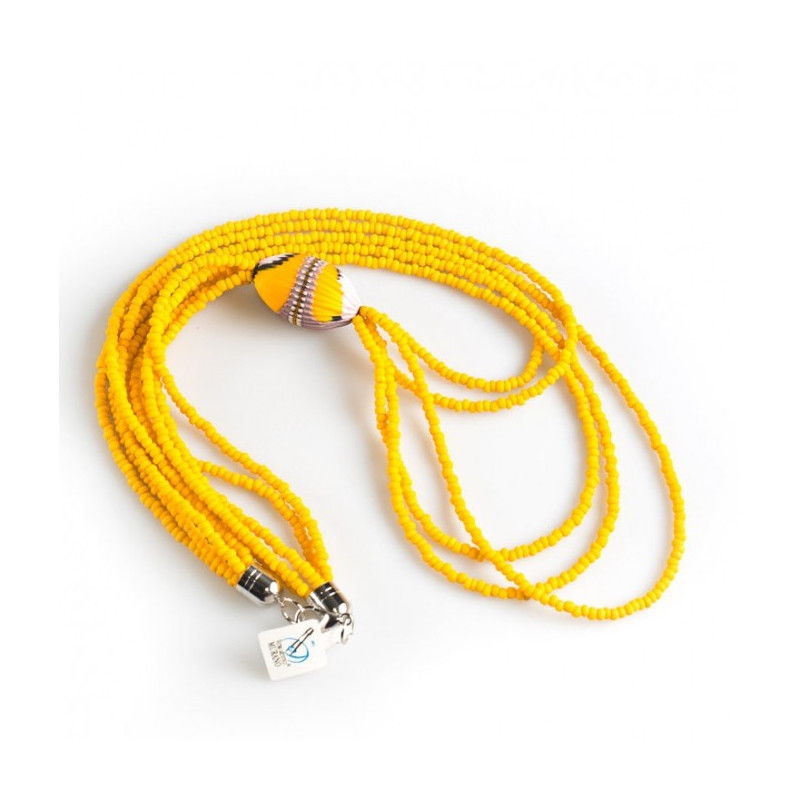 Murano Yellow long necklace