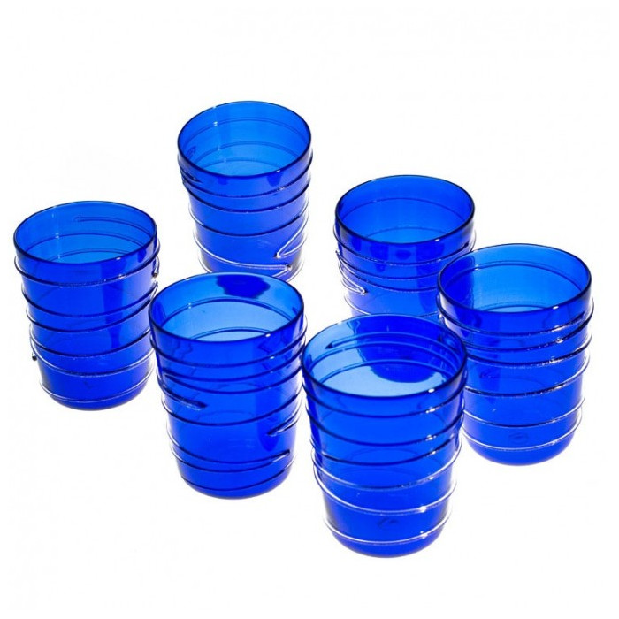Blue drinking set