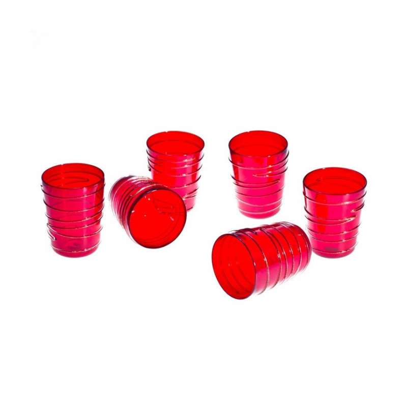 Red drinking set