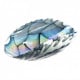 Venice centerpiece in blue glass of modern design