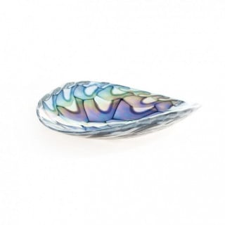 Light blue Murano glass centerpiece