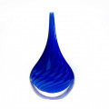 EGEO vaso alto moderno in vetro blu