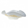 AFRODITE white and gold decorative bowl