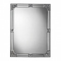 ADONE specchio con decorazioni argento