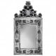 Elegant silver mirror