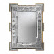 Rectangular silver mirror