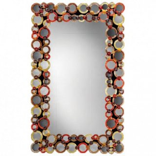 Modern multicolored wall mirror