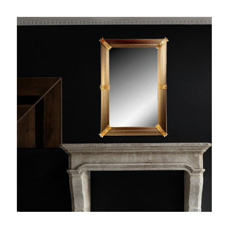 Wall mirror in venetian style