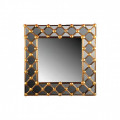 LOSANGHE classic squared mirror gold decor
