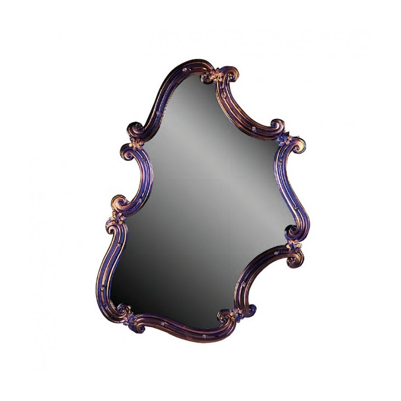Wall mirror in Murano glass