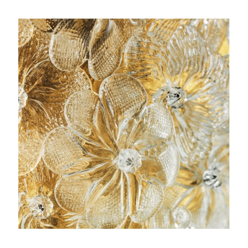 Handmade golden flower decorations