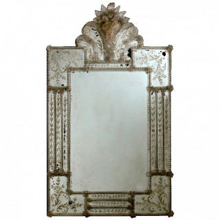 Classic mirror in venetian style