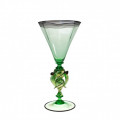 ISIDORA Bicchiere decorativo in vetro soffiato colore verde