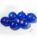 VIXEN set 6 blue balls for Christmas decor
