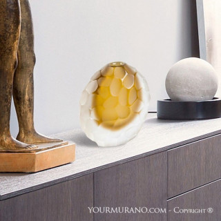 opaque vase murano glass