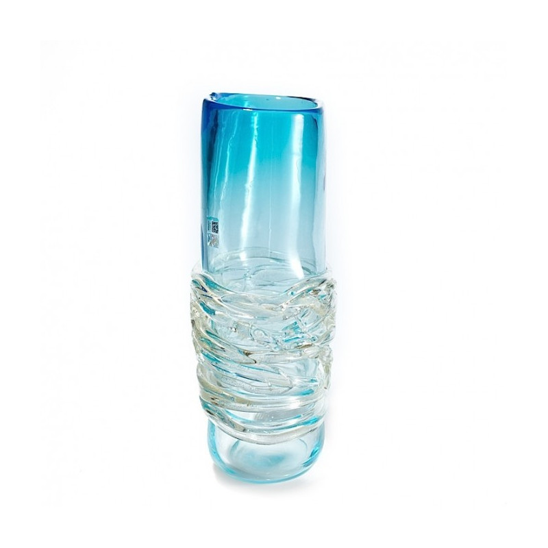 IPNO modern clear and azure vase