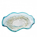 ETERE graceful azure and clear plate