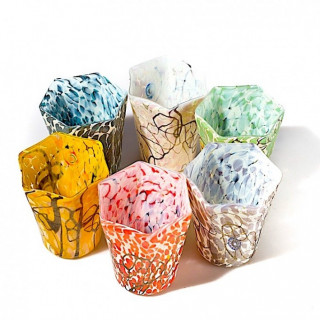 Murano drinking glasses set