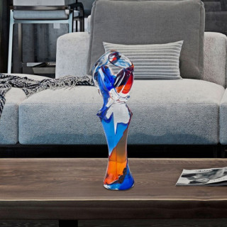 scultura in vetro soffiato design moderno arredo salotto