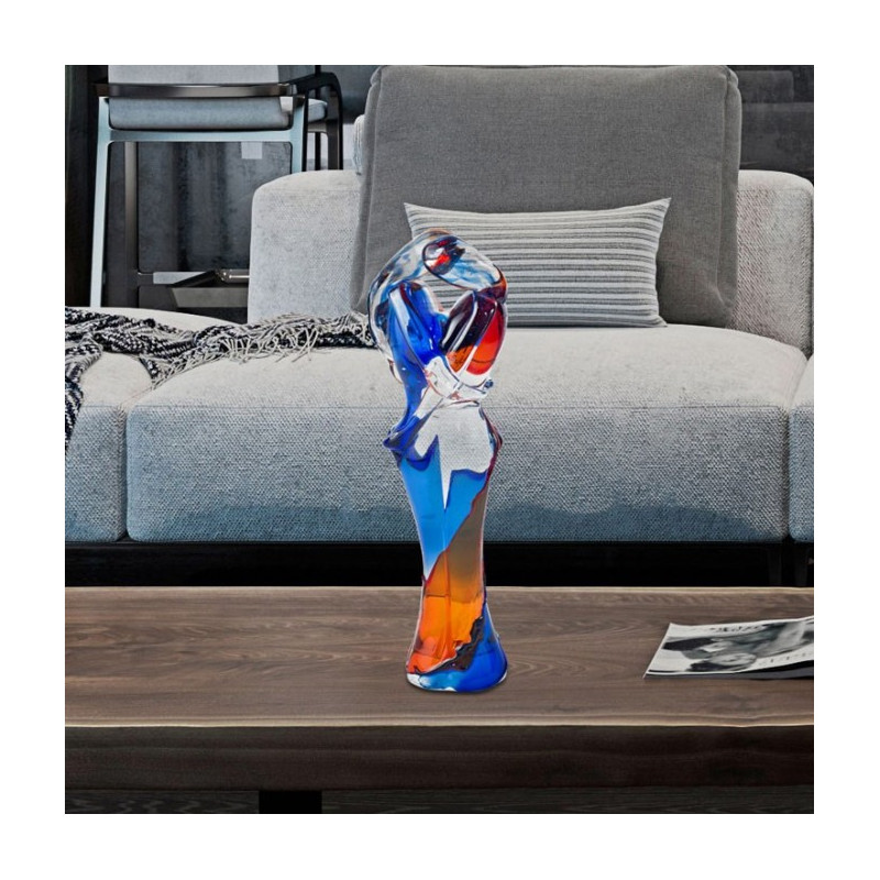 Blown-glass sculpture modern design living room décor