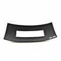 KOTO Black rectangular design decorative plate