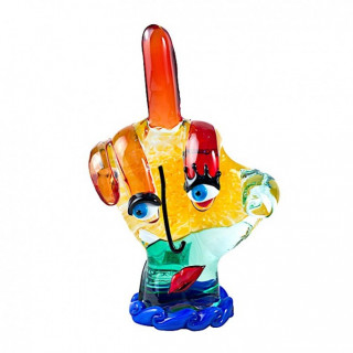 Murano glass hand sculpture