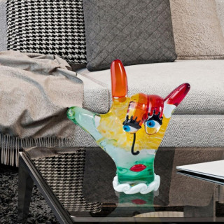 Blown-glass contemporary sculpture home décor