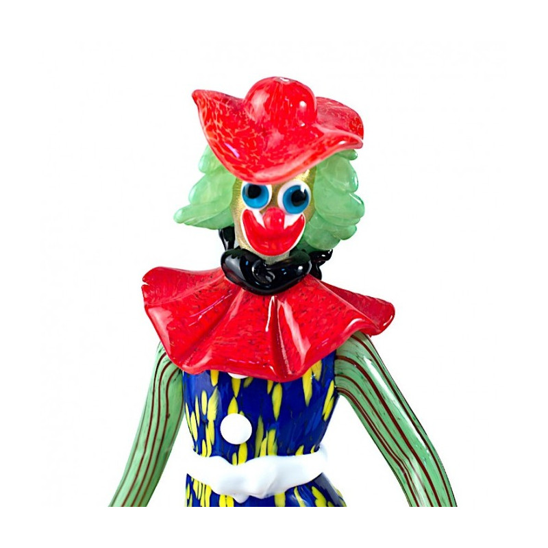 tall multicolor collectible clown sculpture