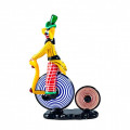 PIRELLO clown figurine on a bike