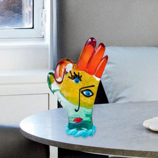 Blown-glass contemporary sculpture home décor