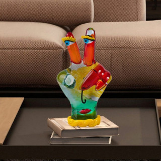 Blown-glass contemporary sculpture home décor