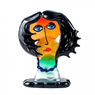 Murano head sculpture inspired by Picasso' style