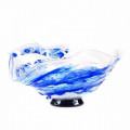 LAGUNA blue white modern decorative bowl