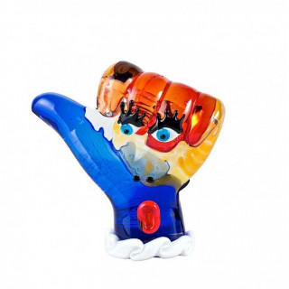 Murano glass hand sculpture
