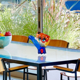 Blown-glass contemporary sculpture home décor