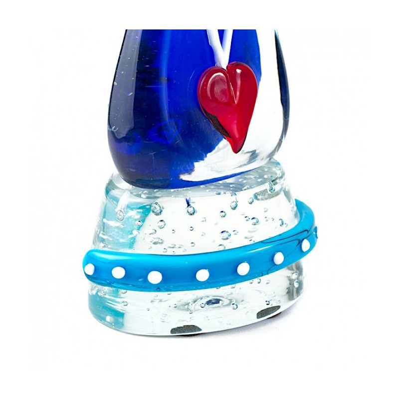 multicolor modern woman head sculpture