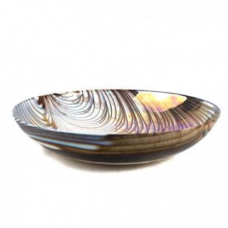 Venezia centrotavola in vetro bronzo di design moderno