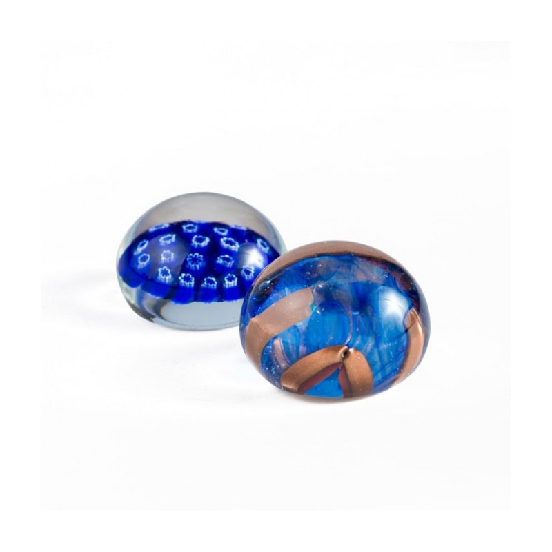 BASIL pair of rounded paperweights