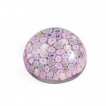 CANDY pink and white paperweight