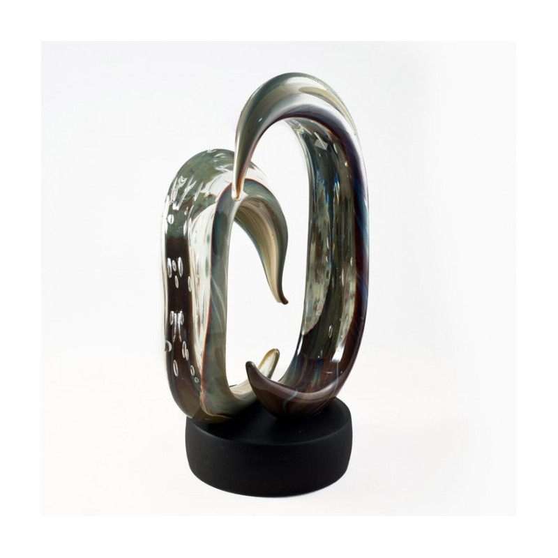 sculpture on a round base of modern design gift idea