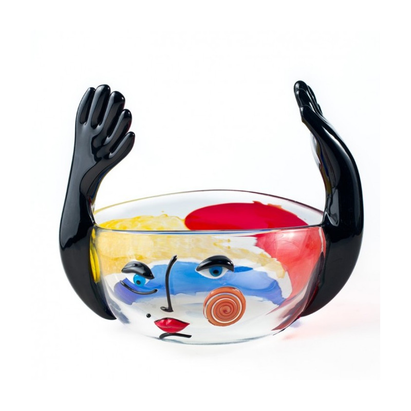 Venezia centrotavola in vetro colorato di design moderno