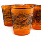 Set di bicchieri artigianali in vetro veneziano