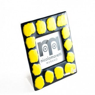 SLIDE decorative black glass picture frame