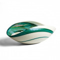 BOVOLO unique glass bowl with green details